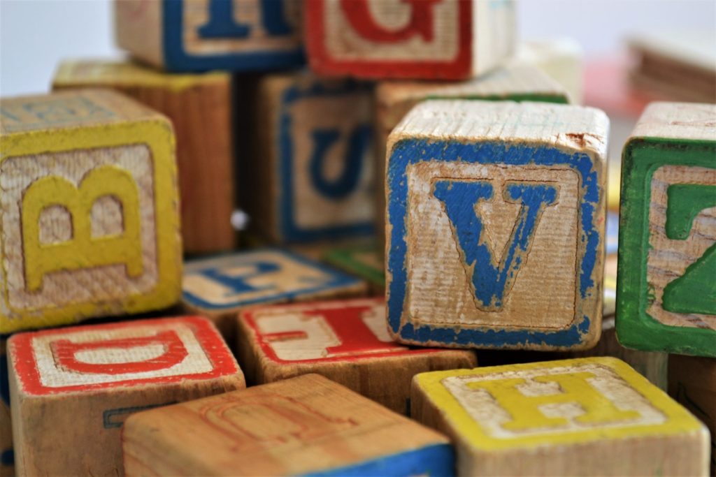 Letter blocks