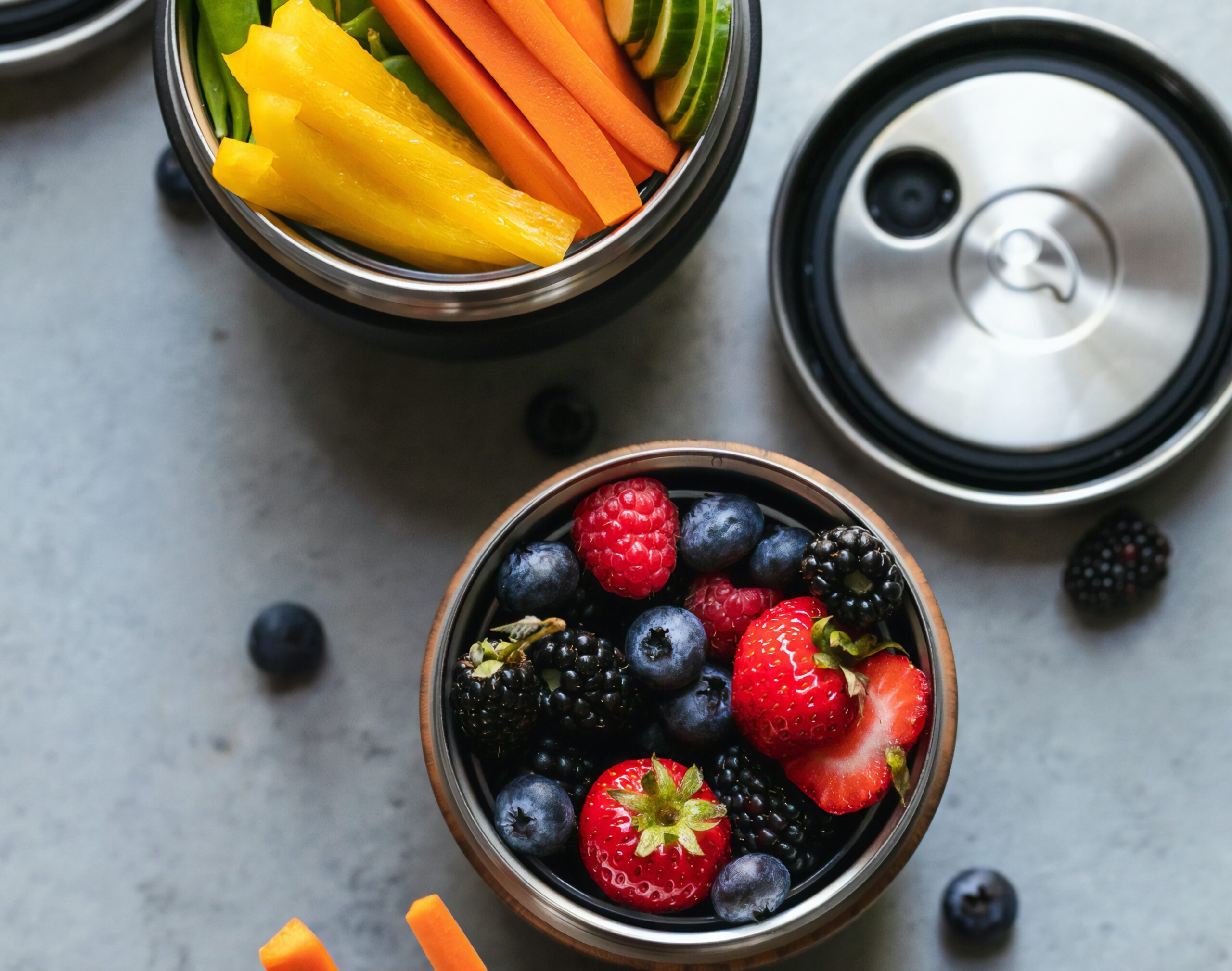 Close up of fruits and vegetables